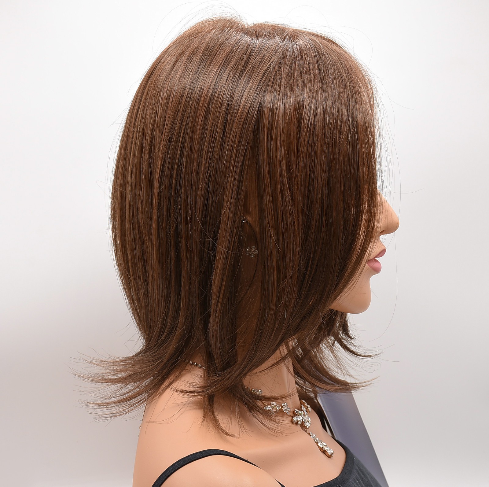 TOP TREND LACE HD 14″ STRAIGHT TOPPER by JON RENAU, 6/33, Mono Top + Lace Front