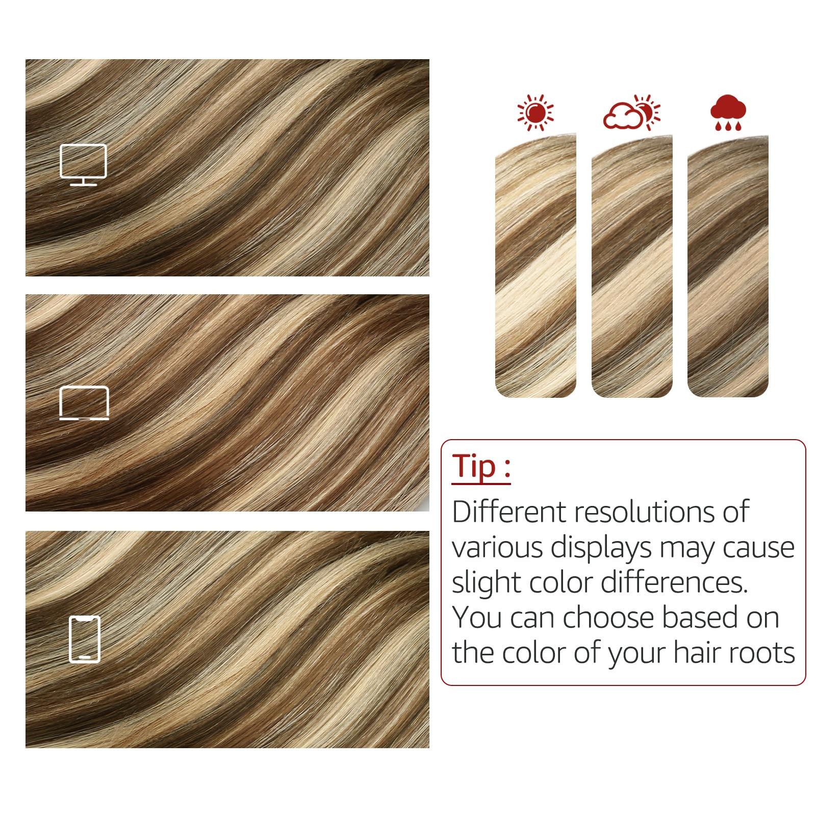 Safireny Wire Hair Extensions Real Human Hair 16 Inch Chocolate Brown To Dark