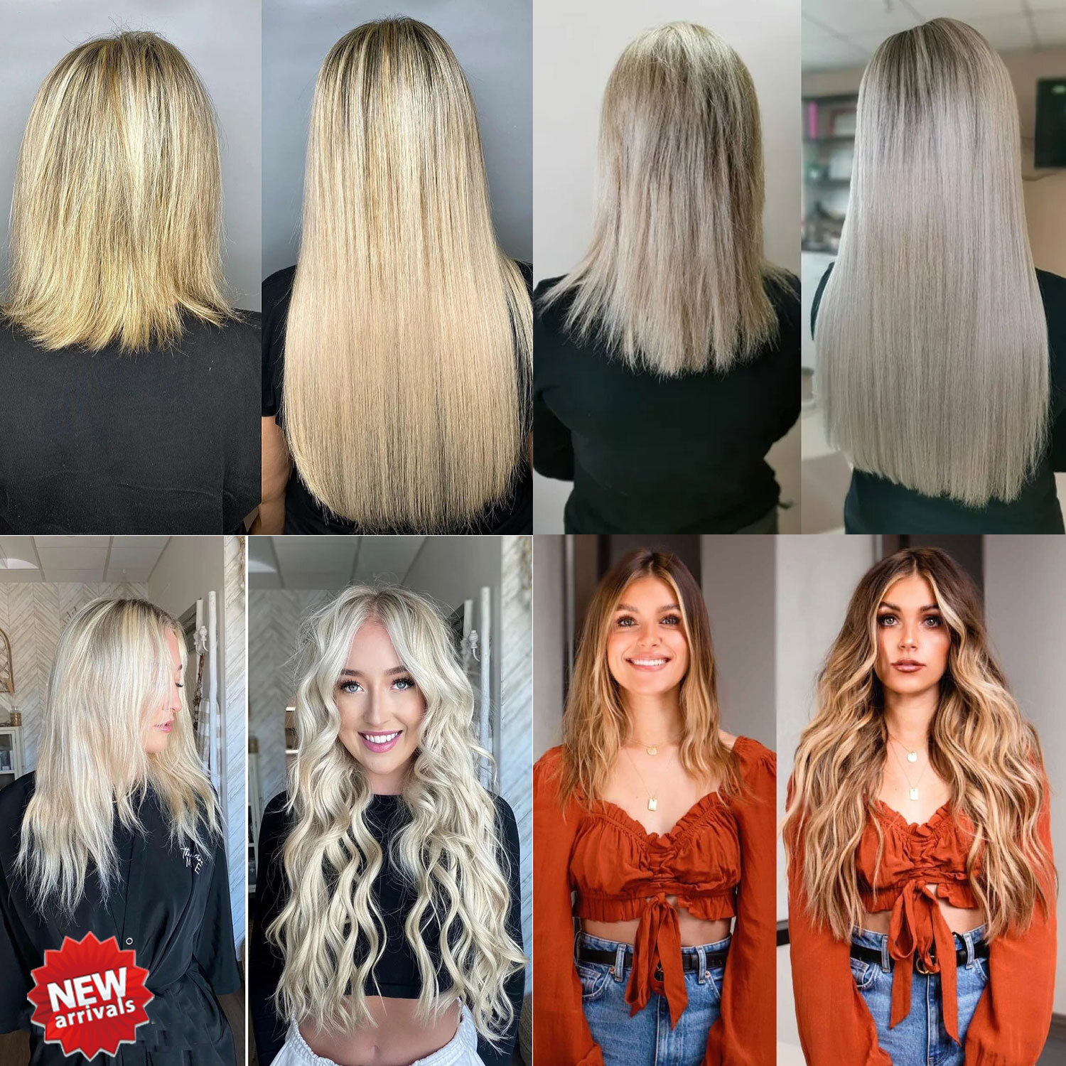 Hidden Secret Wire in Weft THICK Human Hair Extensions Headban One Piece No Clip