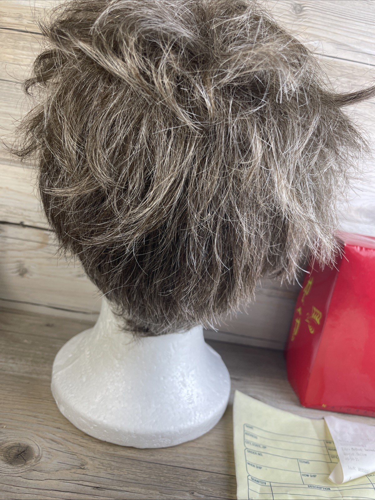 Zoe Wig by Rene of Paris 2349 Modern Pixie W/Bangs Sandy Silver