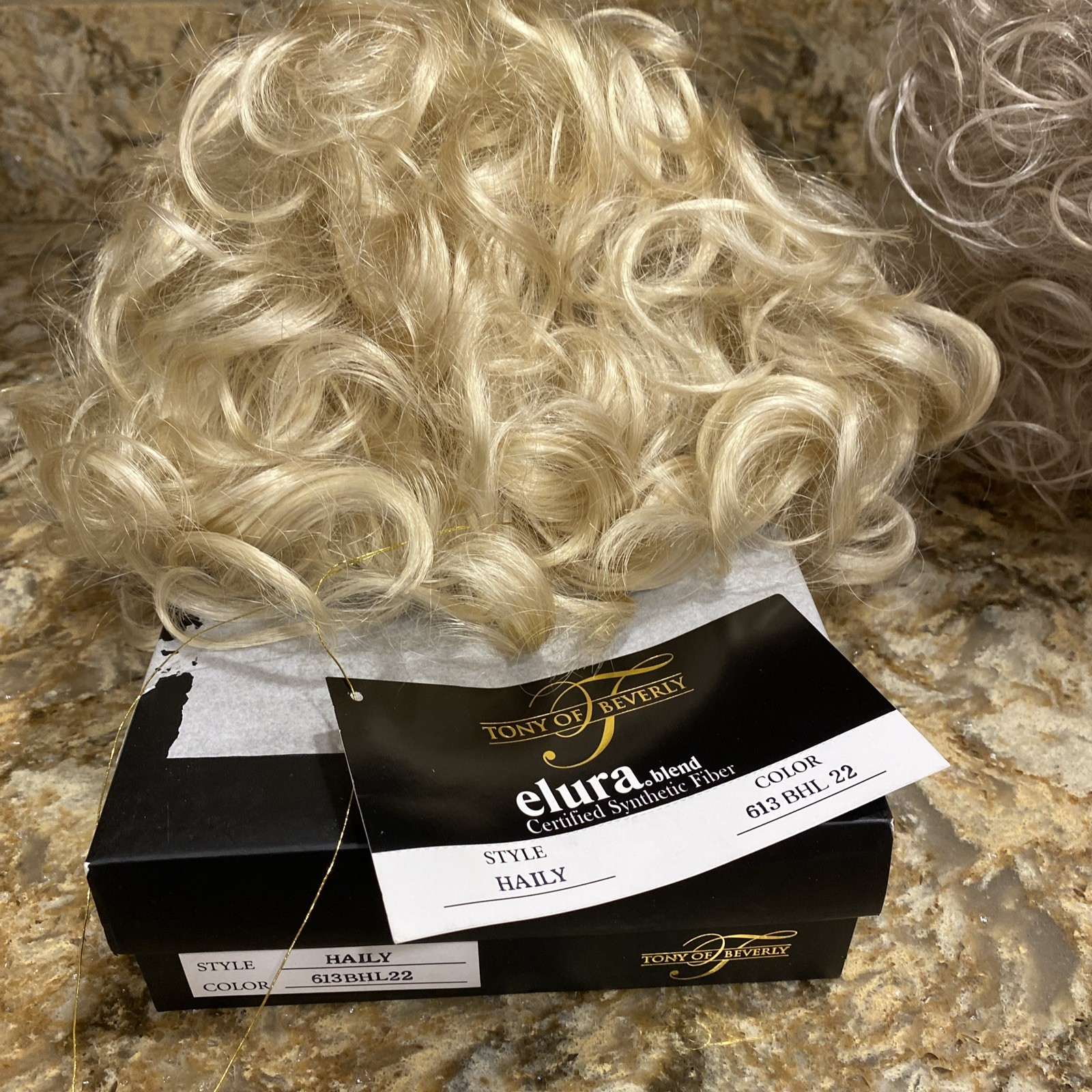 Tony Of Beverly Wig Haily 613BHL22 Blonde & Grey Silver Kapri 101 Lot Of 2 New