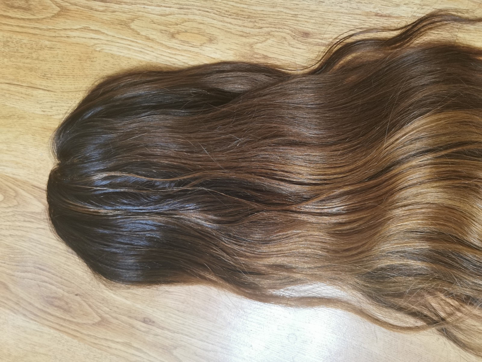 Quality European Full Lace Brown Human Hair wig 24″ New