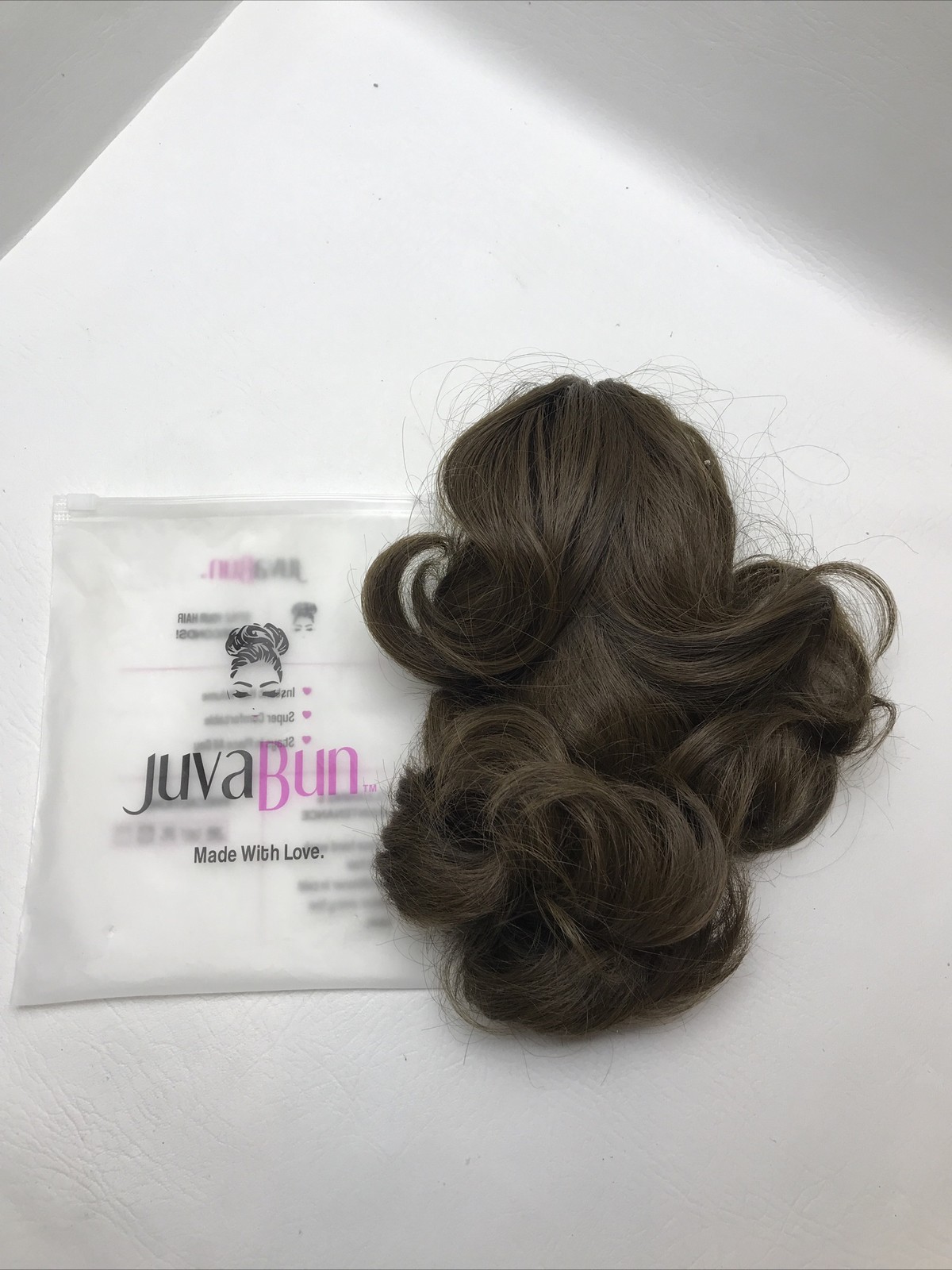 Juva Bun Curly Messy Claw Clip Hair Piece Updo Cover Hair Extensions Easy