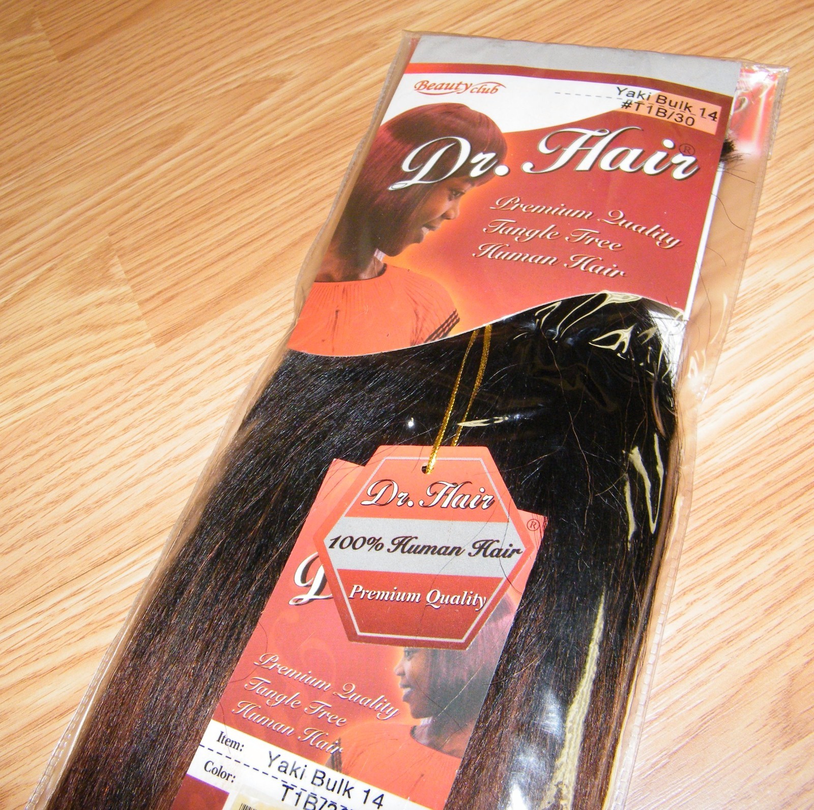 Dr. Hair – Yaki Deep Wave 14 (T1B/30) Ombre Style Human Hair Extension **READ**
