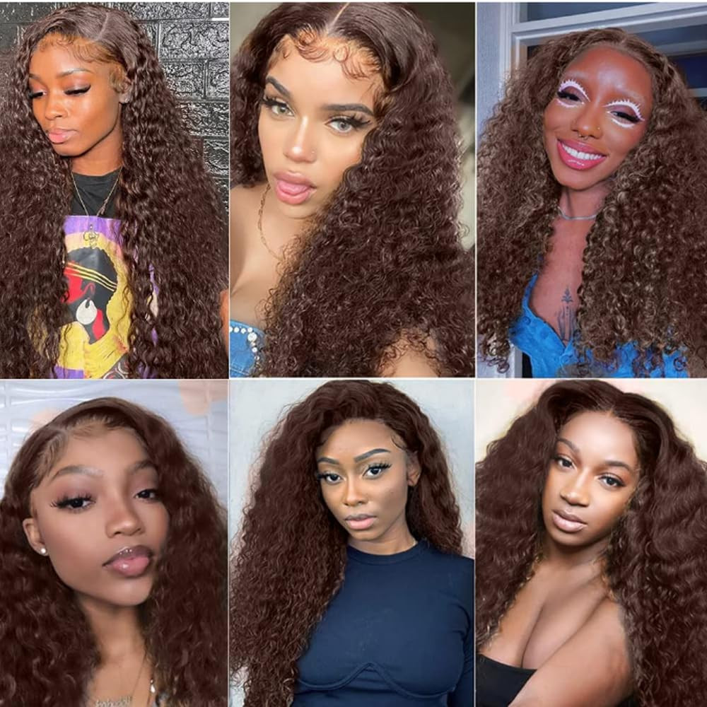 Chocolate Brown Body Wave Human Hair Extensions – 3 Bundles, 26-30