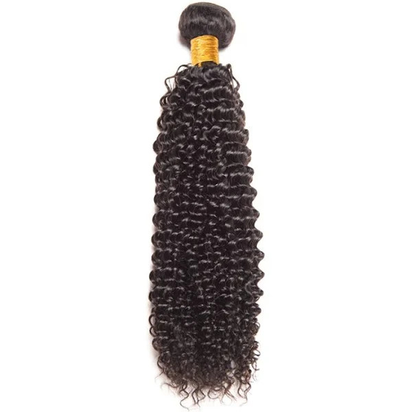 Dark Brown #2 KInky Curl Sew In Hair Weave 100 Human Extension Ali Bundle