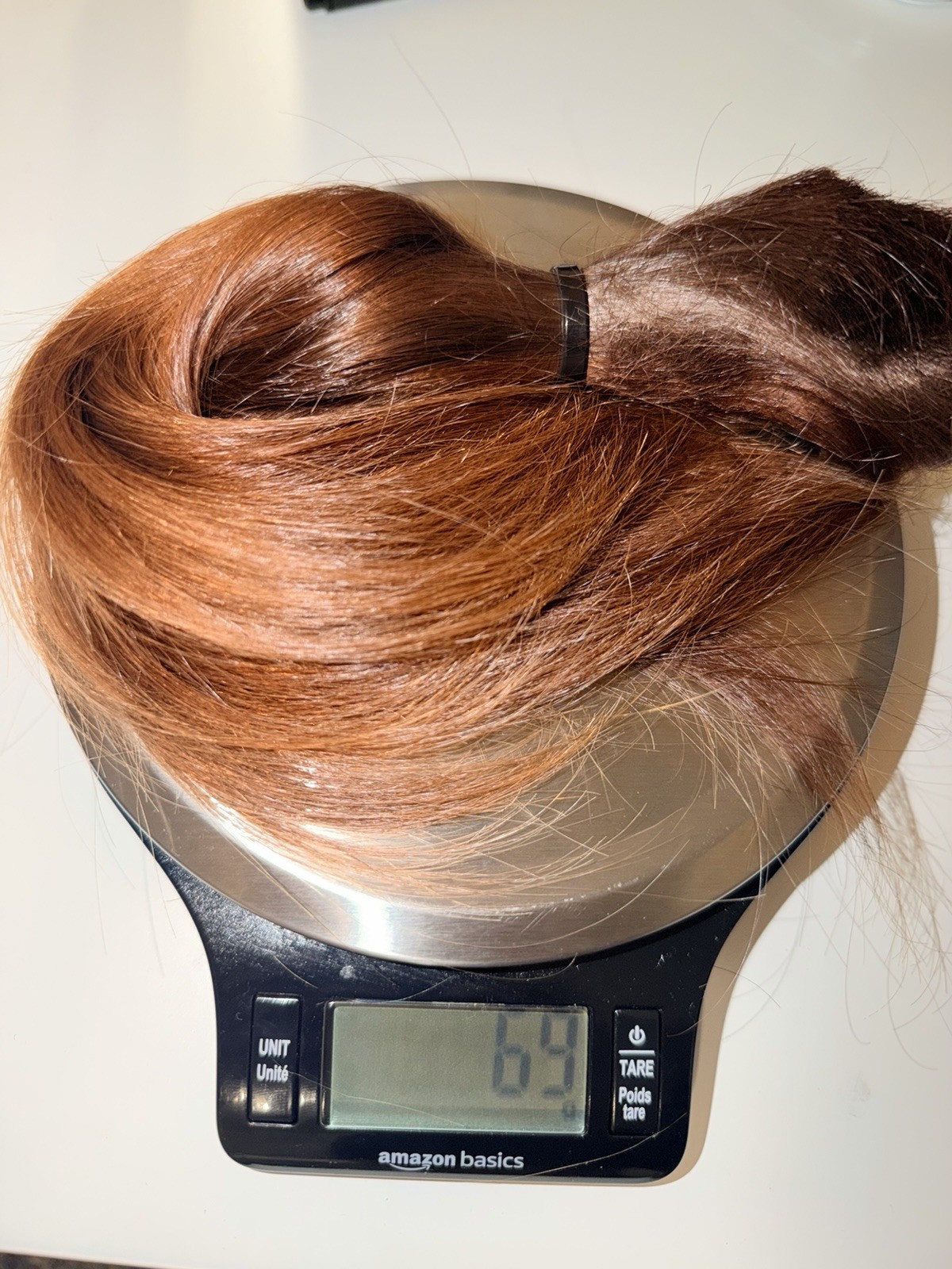 12 Inch, 69g Beautiful Human Hair Cut Ponytail, Fresh From Salon Single Donor. 4