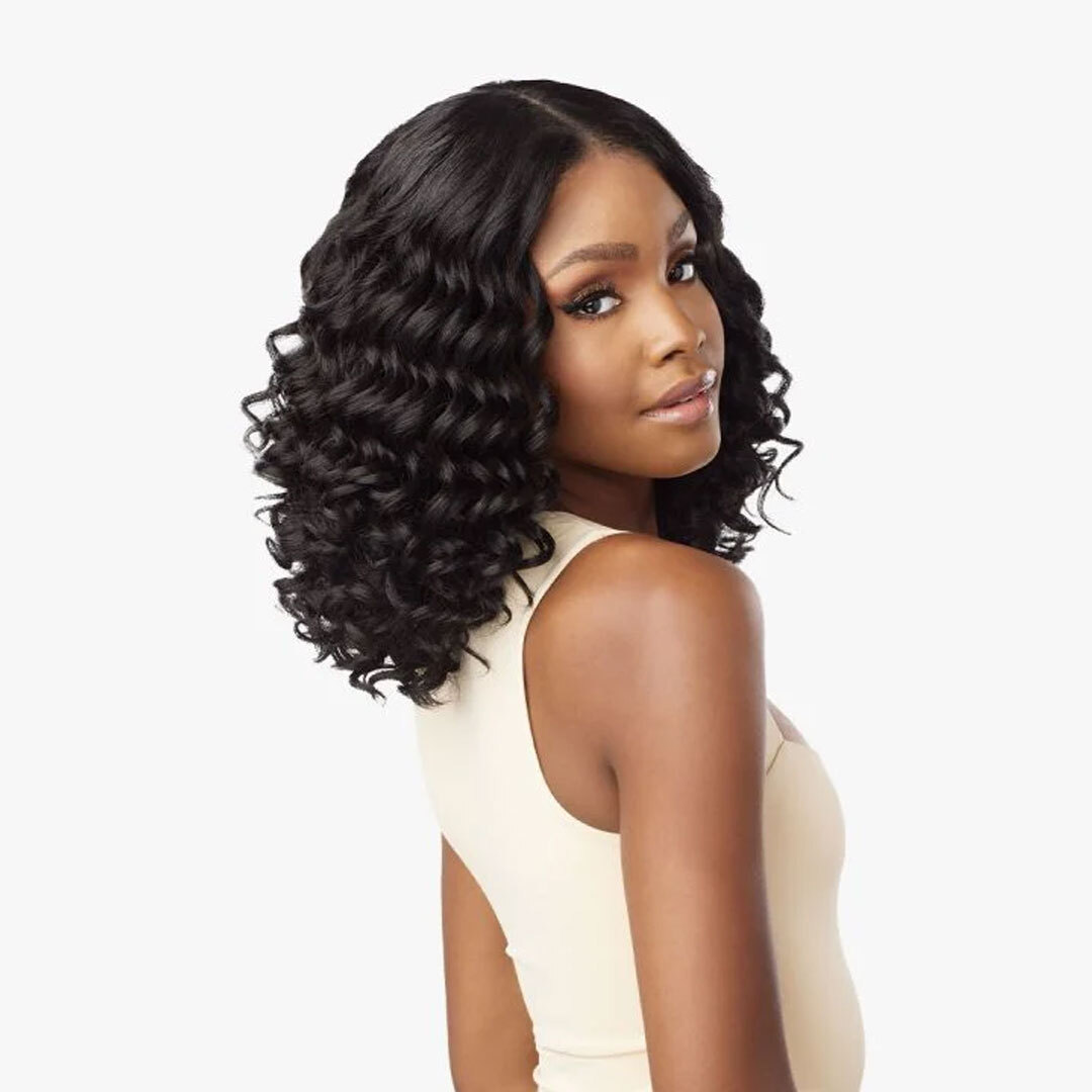 Sensationnel Curls Kinks&co Textured Lace Wig – Y-park Kinky Spiral Curl 14″