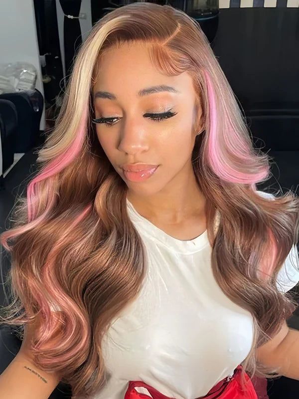 Long Wave 4×4 Lace Front 100% Human Hair Wigs Daily