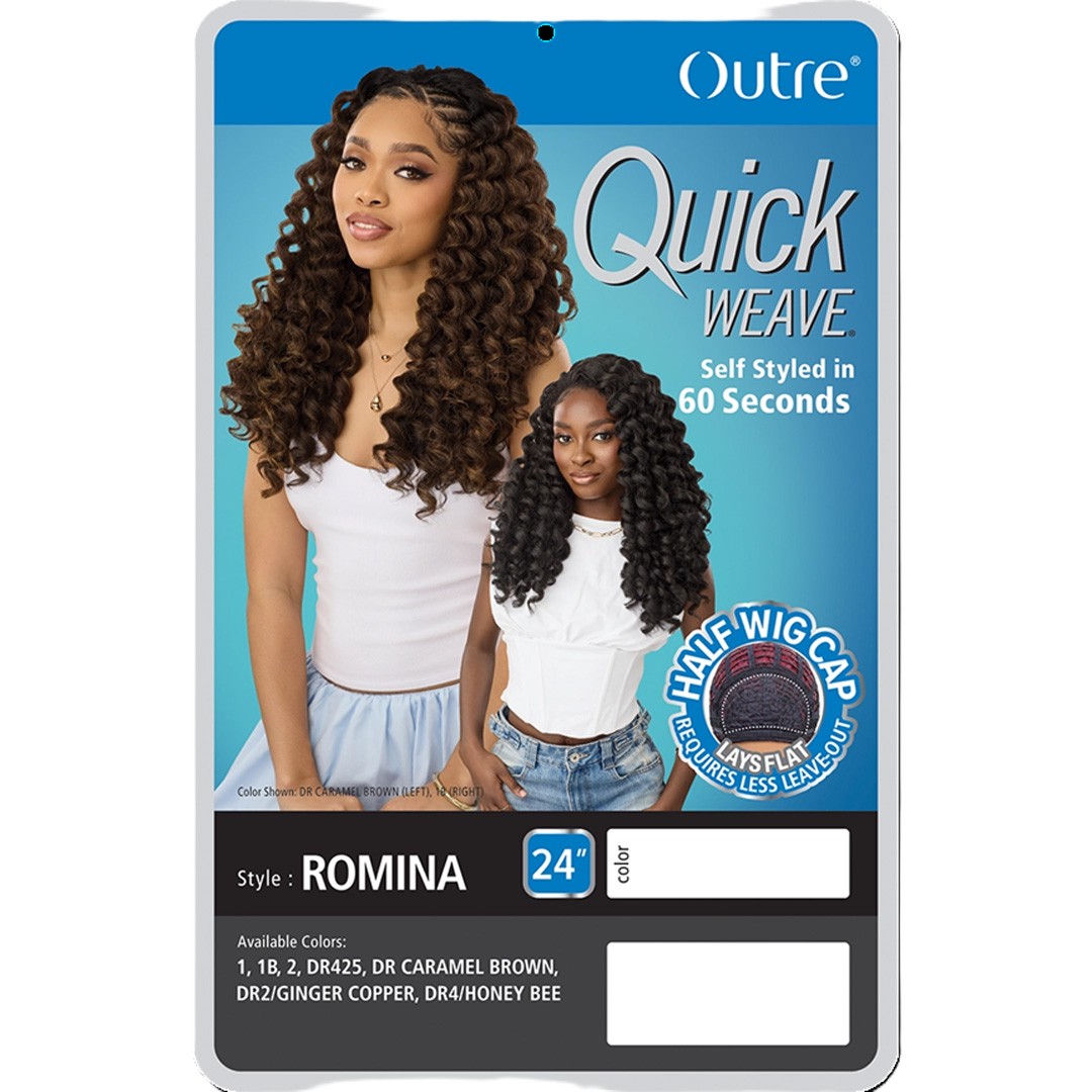 Outre Synthetic Half Wig Quick Weave – Romina