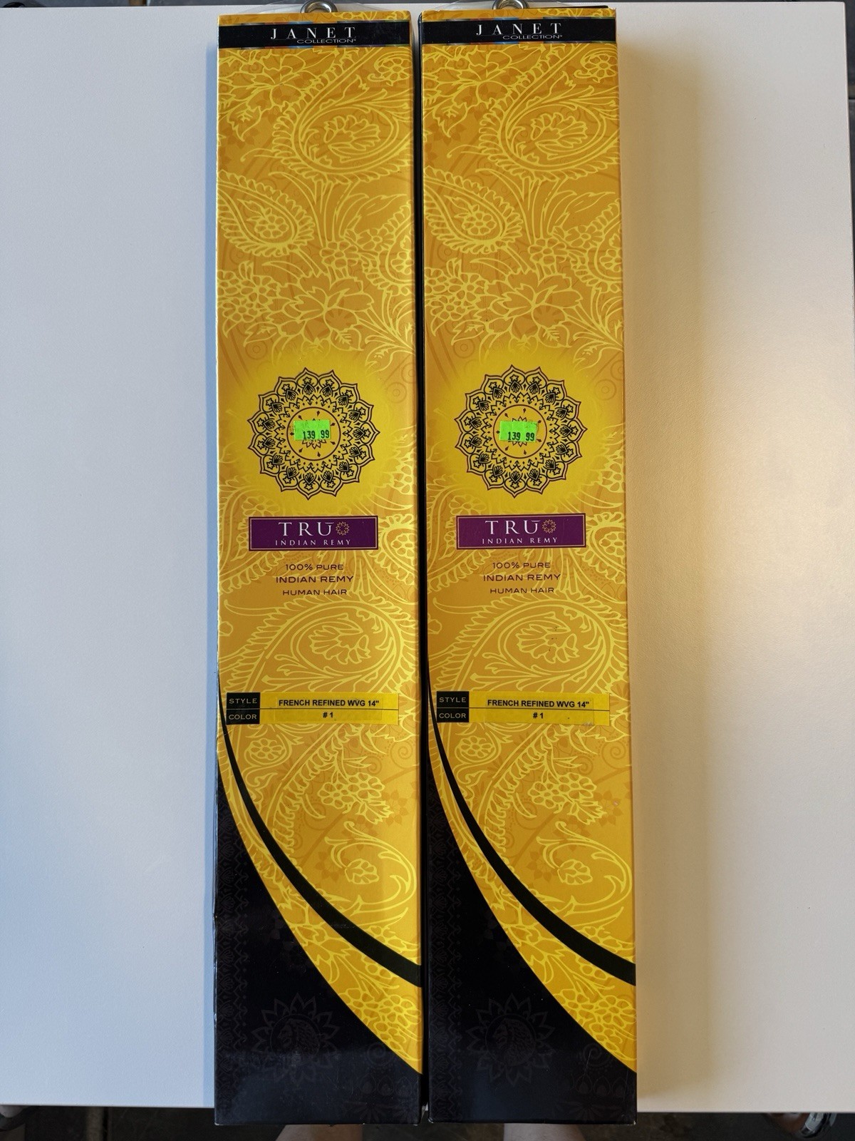 Janet Collection 100% Indian Remy Human Hair Weave 14″ Color 1 Free Shipping