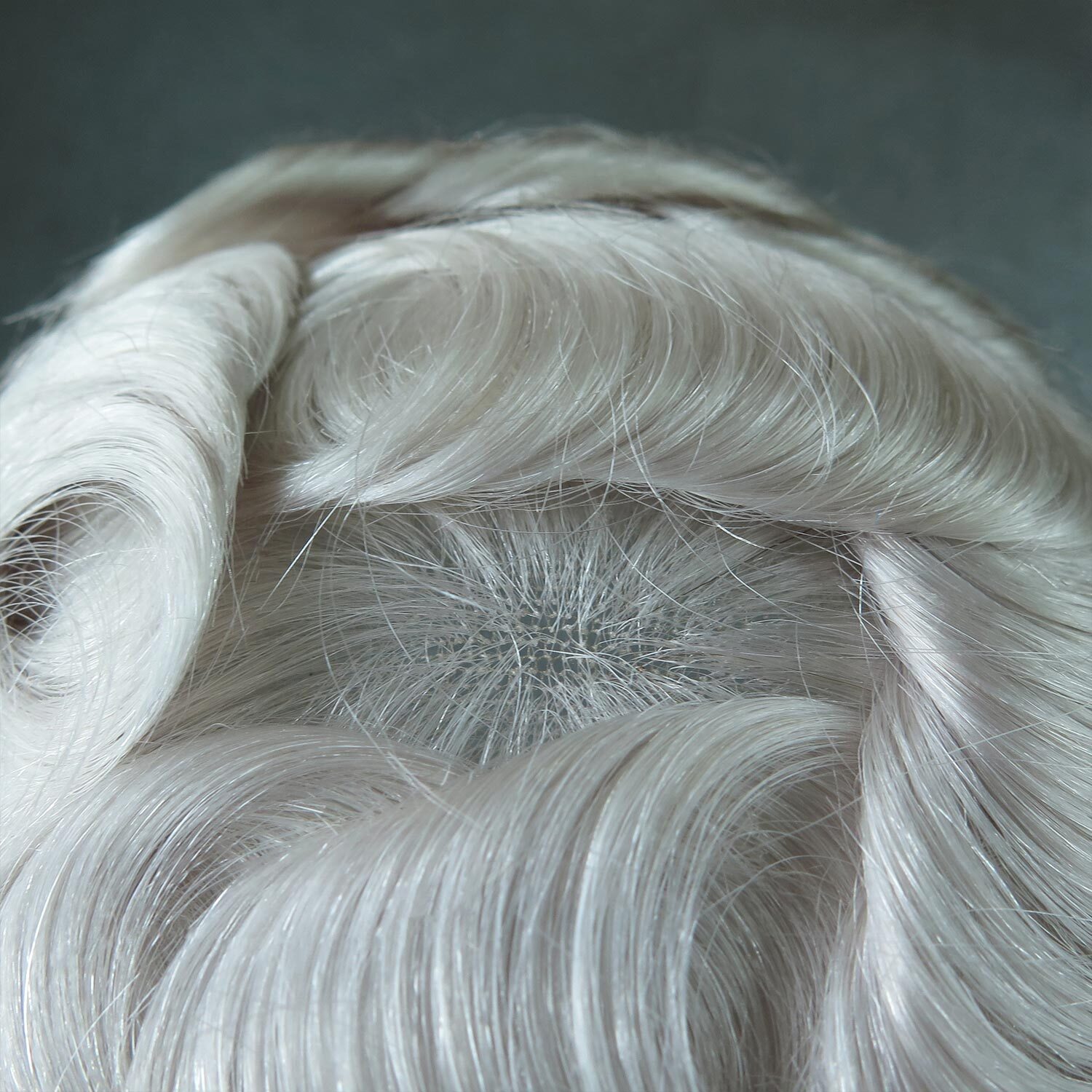 All Swiss Lace Toupee For Men Human Hair Replecement System Hairpiece All Grey