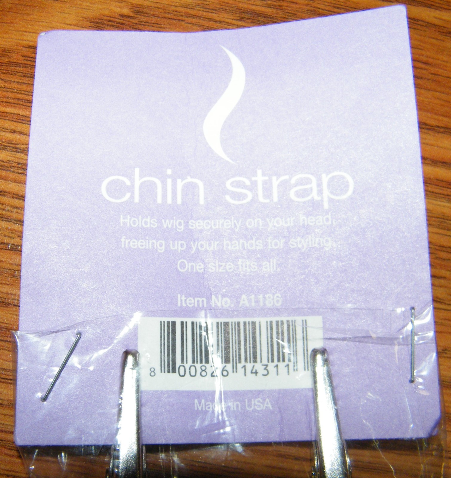 Unbranded / Generic Solid Black Adjustable Chin Strap With Clips Only **READ**