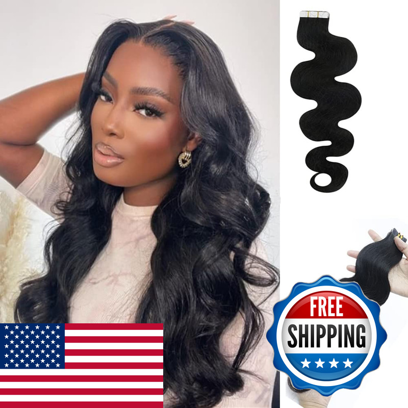 Sunfa Tape In Hair Extensions Human Hair Human Hair Extensions For Black Women