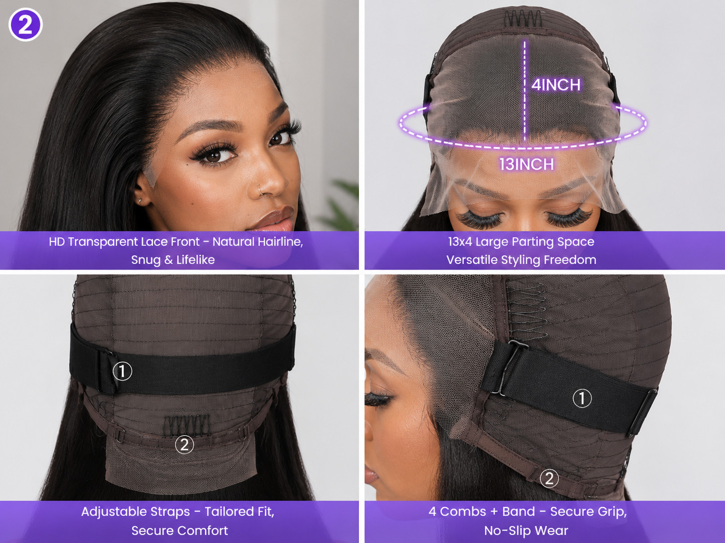 Bob Wig Human Hair Curly Glueless 13×4 Lace Front Wigs Pre Plucked for Women New