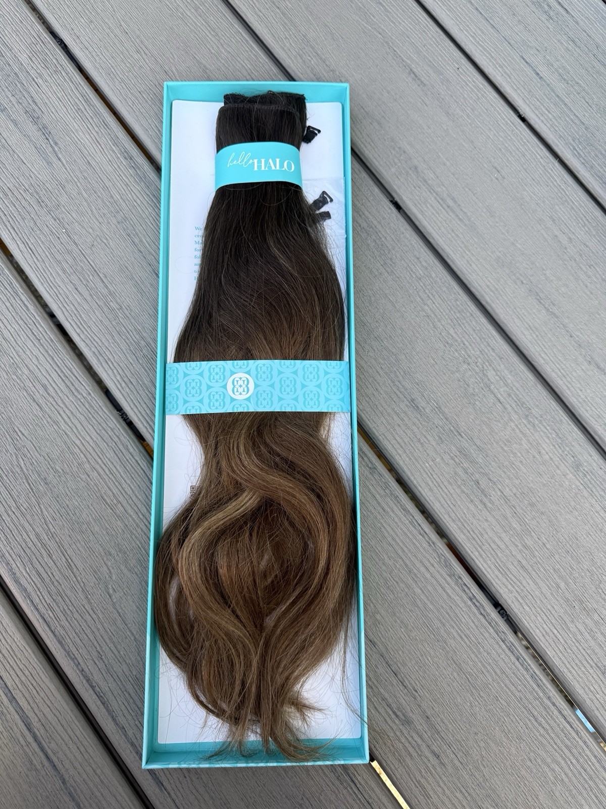 HALO COUTURE LAYERED HALO EXTENSIONS BALAYAGE Remy Human Hair 20in Color B4/27