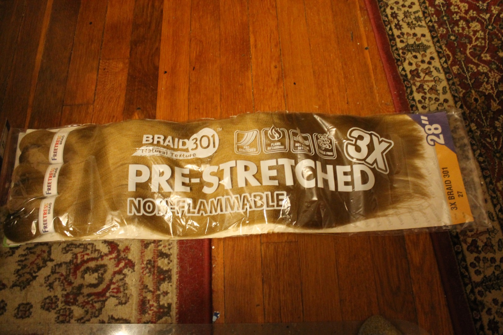 Freetress 3x Braid 301 ~ Color #27 ~ Size 28″ ~ New; Sealed