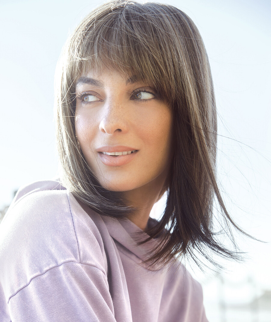 TATUM Wig by AMORE / Rene of Paris *ALL COLORS* Double Mono Top, Best-Seller NEW