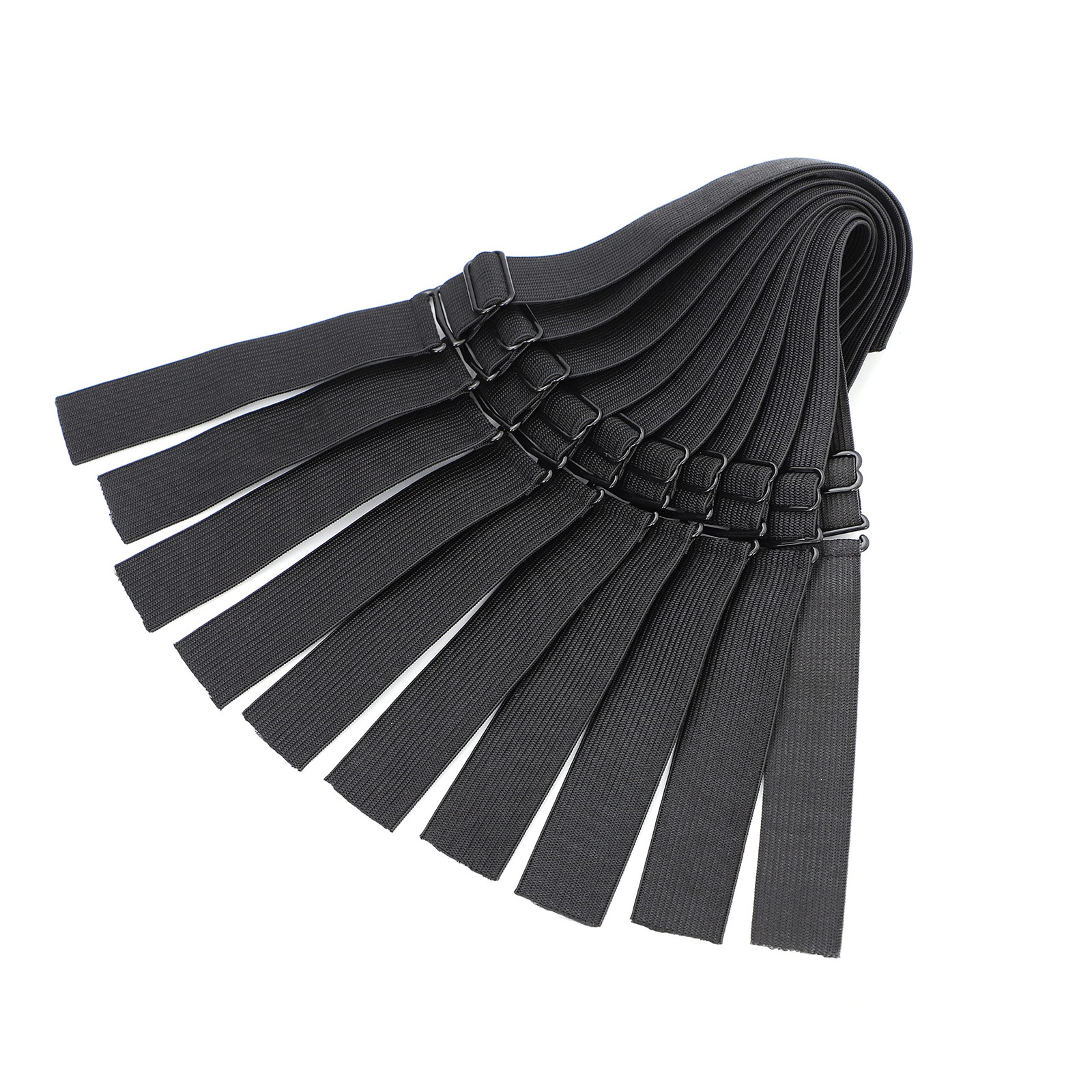 10 PCS Black Adjustable Elastic Band For Wigs，Adjustable Straps For Wigs And …