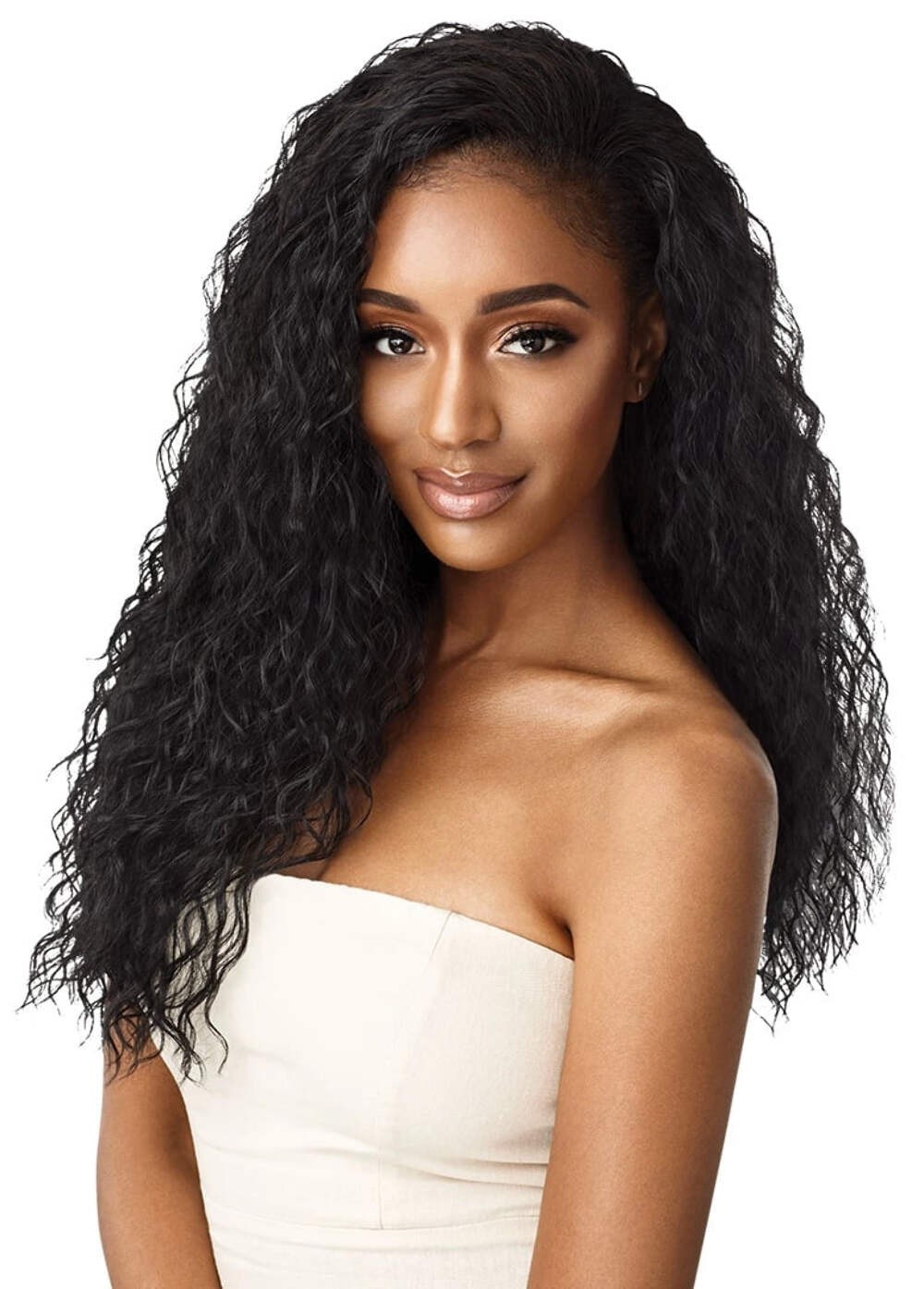 Outre – Quick Weave Half Wig BEACH CURL 24″