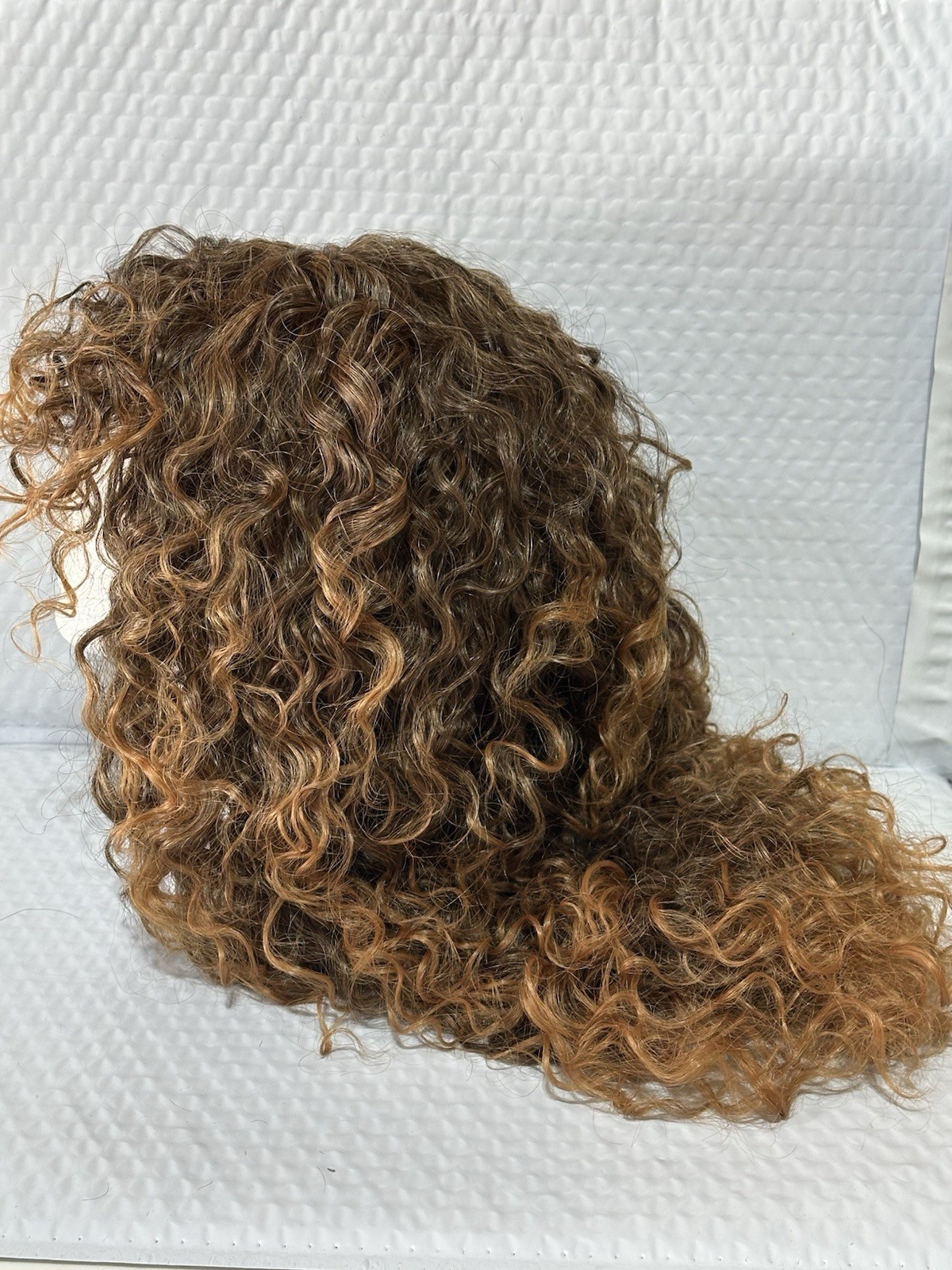 Frodio Natural Curly Human Hair Blend Ready To Wear Half Wig