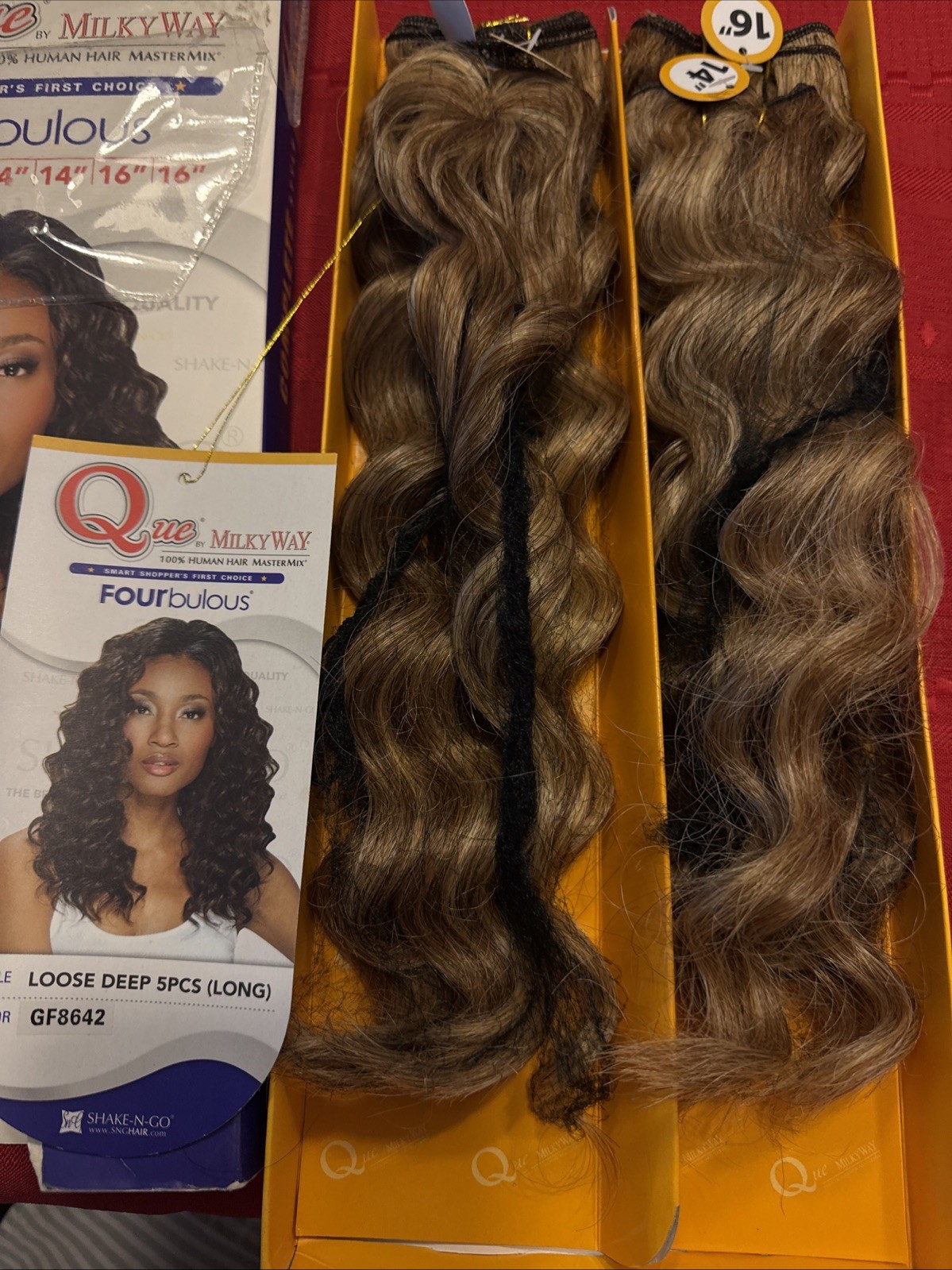 653 Human Master Mix Gf8642 Extensions Very Soft 2-14” And 2-16”
