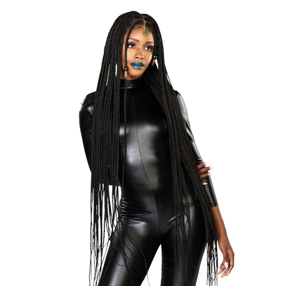 Sensationnel Strand X Pre-Braided Lace Wig – Full Hand-Tied Unit 2