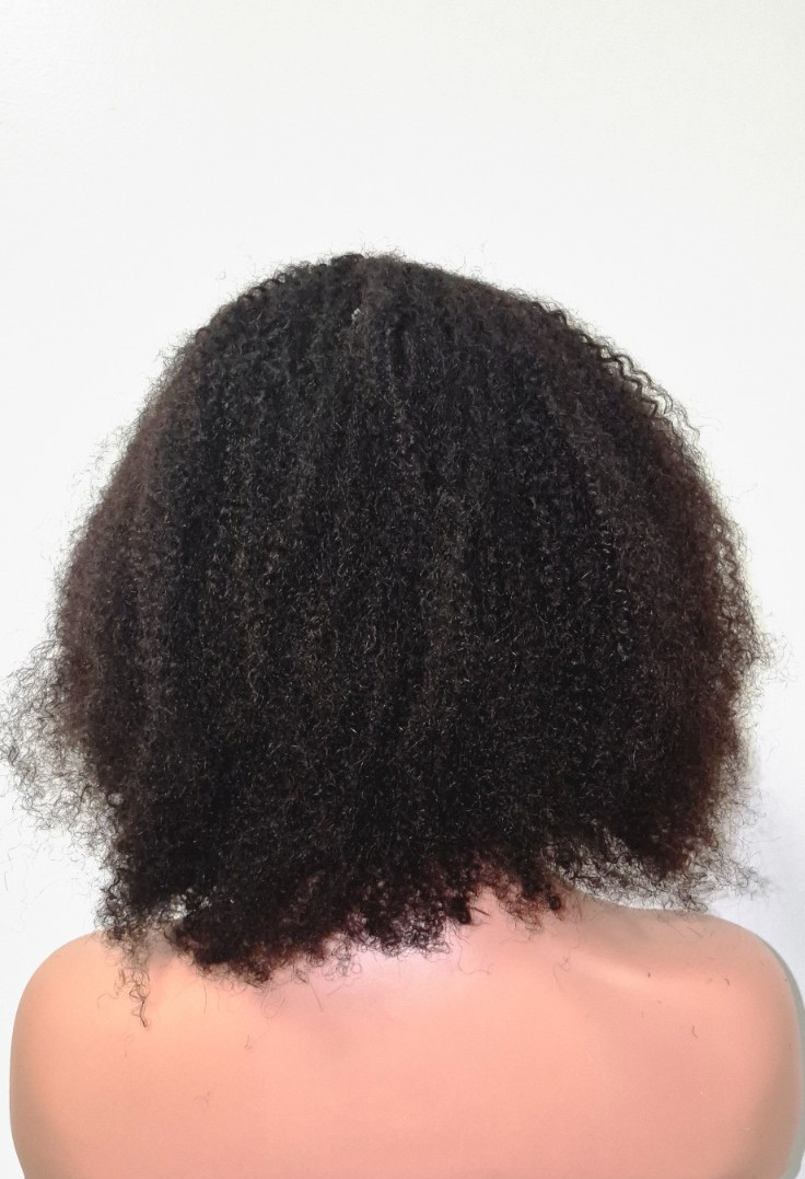 Black Afro Wig 14 Inch 200% Density