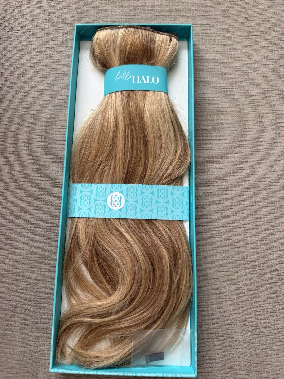 HALOCOUTURE Layered Halo 18in Remy Human Hair Extension Invisible Wire color 622