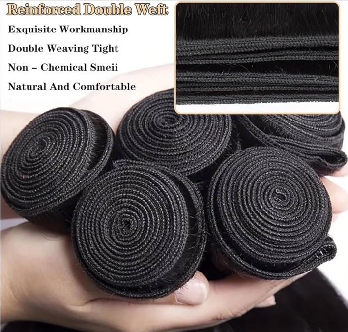 Ombre Kinky Curly Human Hair Bundles 18” 20” 22” T1B/30/27 Brazilian Virgin
