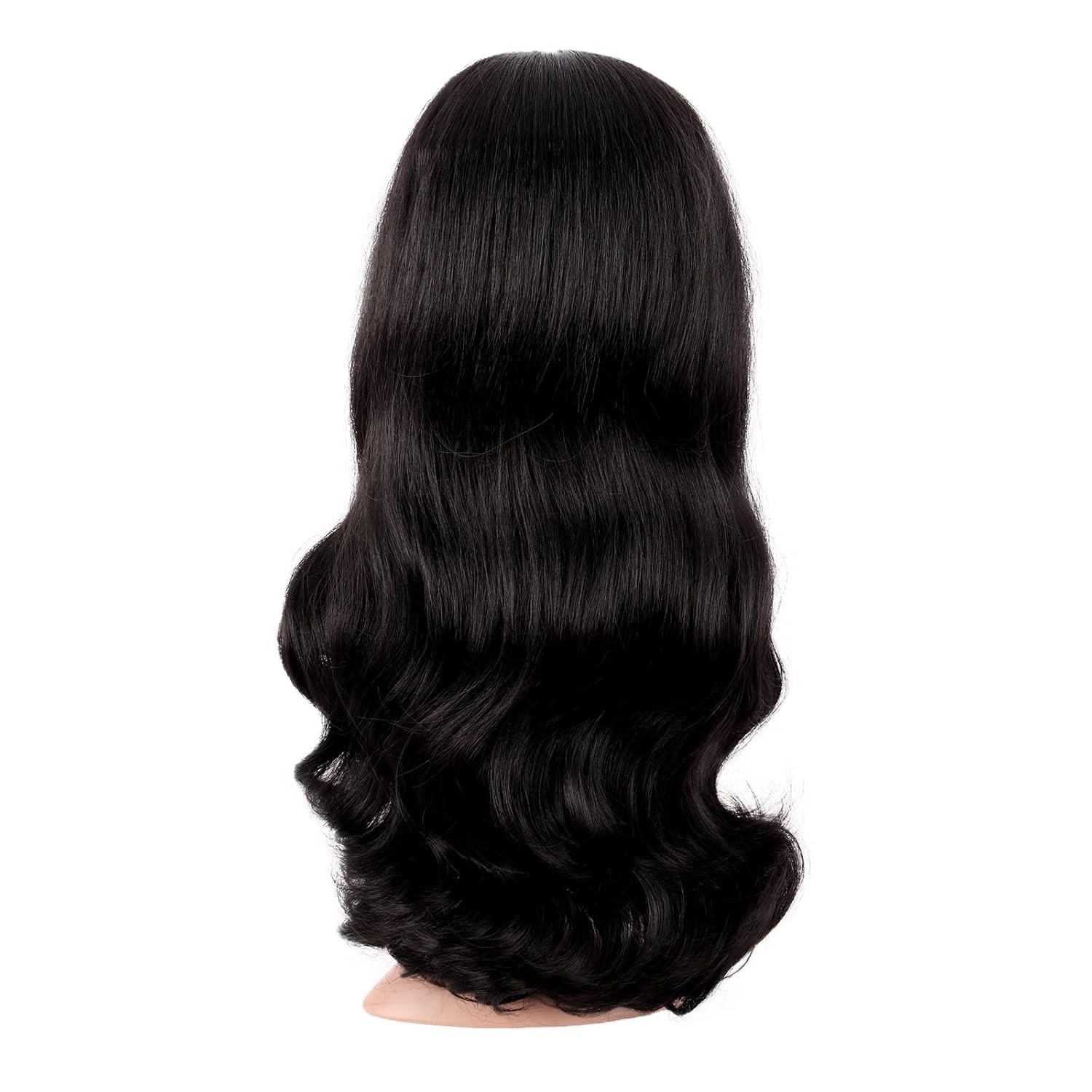 MapofBeauty 22 Inch/55cm Fashion Long Synthetic Fiber Curly Hair Middle Part Cos