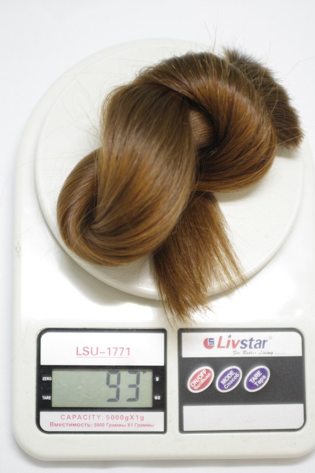 LUX Natural Ukrainian Slavic Hair Extension Brown Red 54cm/21,3″ & 93gr/3,3oz