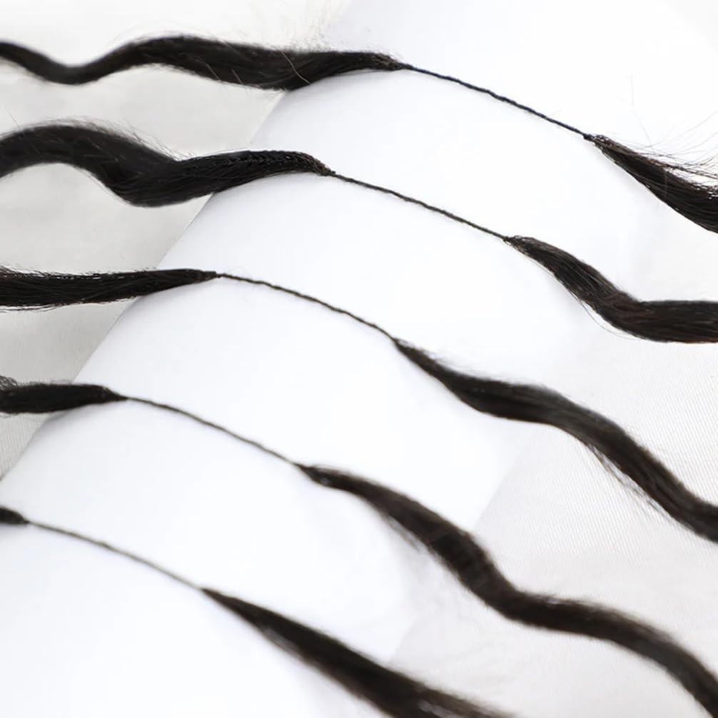 Small Kinky Curly Pre Looped Machine Made Feather Crochet Human Hair Extensions