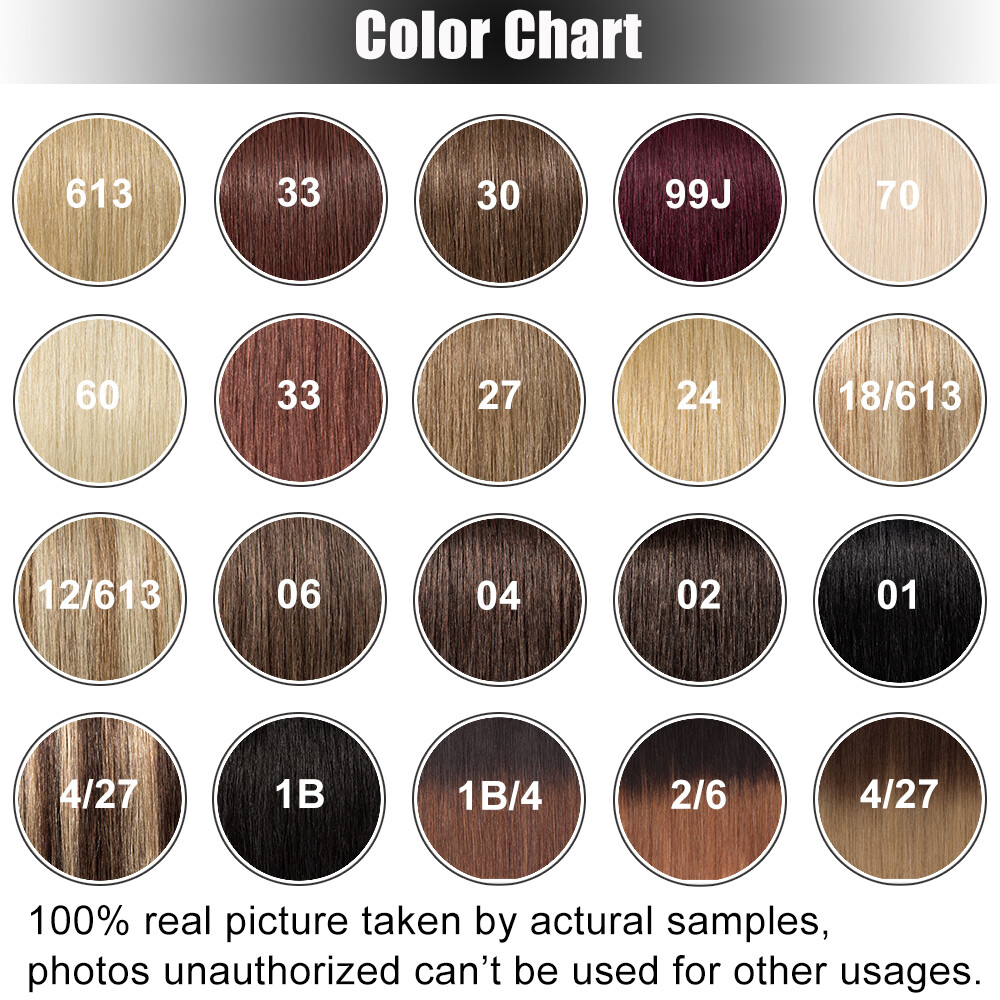 100% Remy Human Hair Extensions Clip In Soft Weft Full Head Double Drown Brown