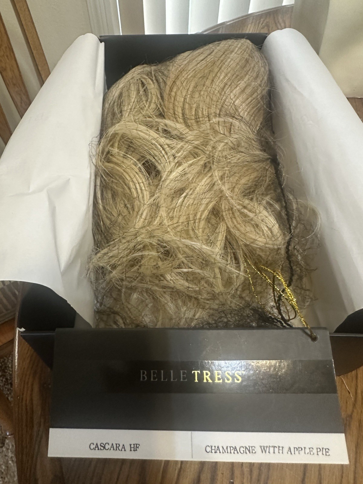 Belle Tress “CASCARA” in Champagne W/ Apple Pie LaceFront MonoPart Reg. $355. ❤️