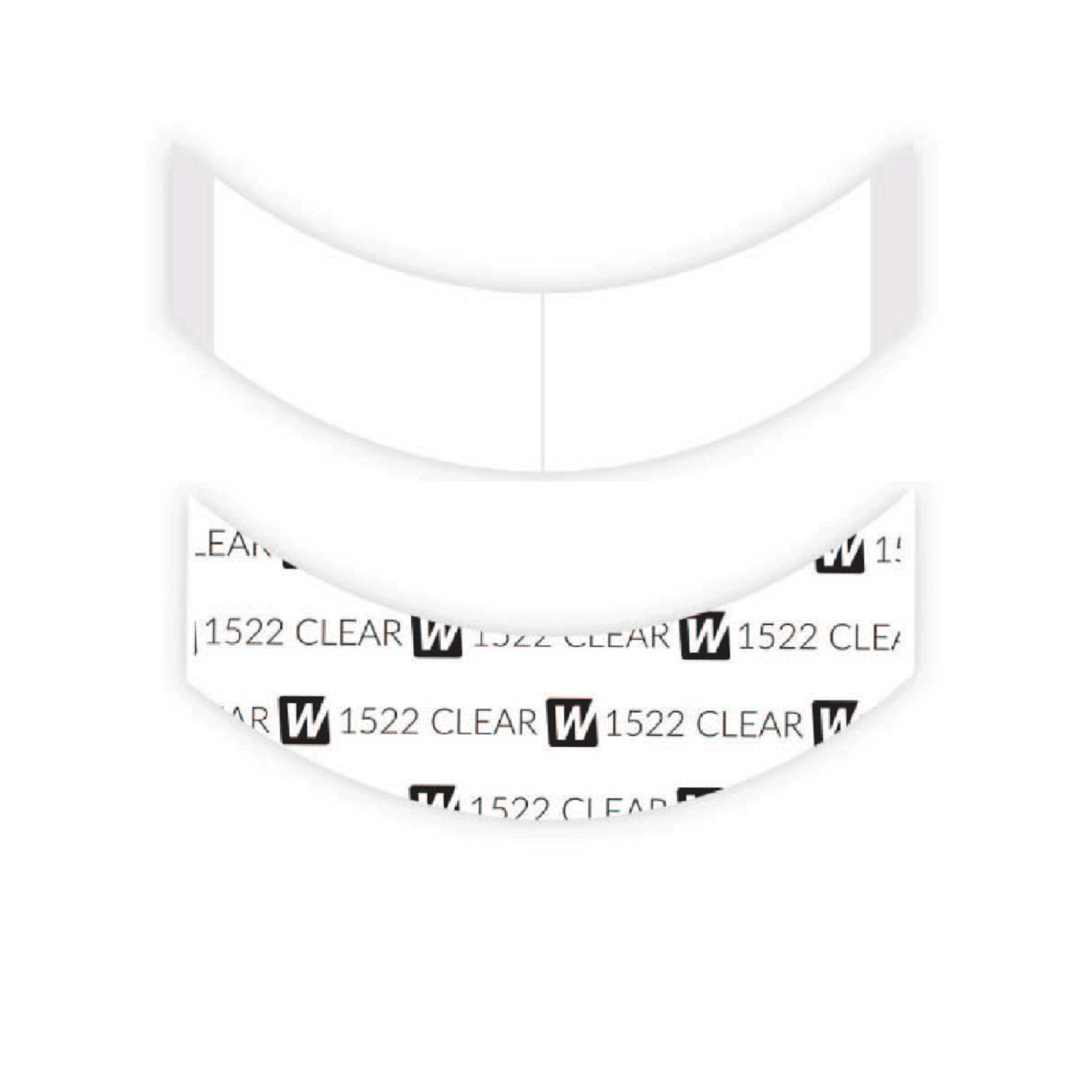 Walker 3M 1522 Daily Wear Poly Wig Adhesive CC Shape Toupee Hairpiece Tape 108Pc