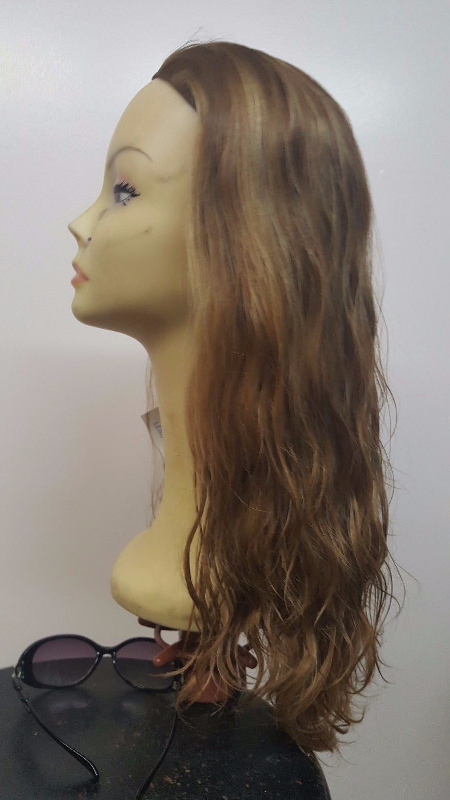 Malky Wig Sheitel 100% European band fall Wig 14-8 22″ wavy