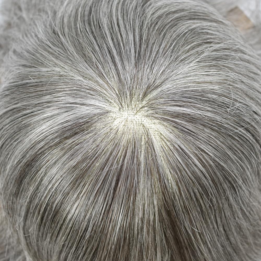 Swiss Lace Men Toupee HairpieceFull French Lace Hair Replacement System For Man