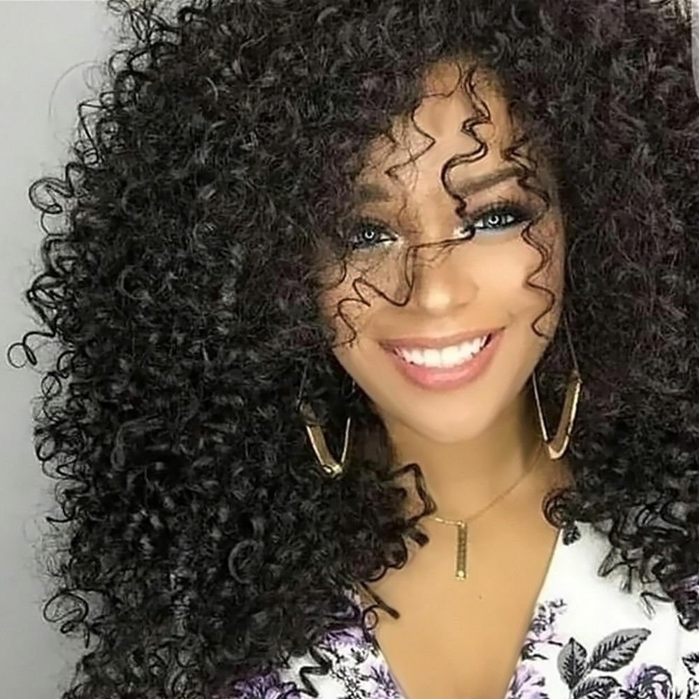 Short Curly Wig Afro Curly Wigs Kinky Curly Hair Wig Afro Wigs for Black Women