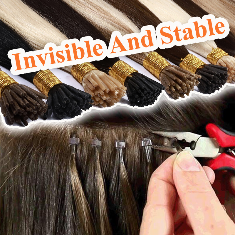 Micro Rings Beads Silicone Lined Loop Bonds For 1g/ 0.5g I Tip Hair Extensions