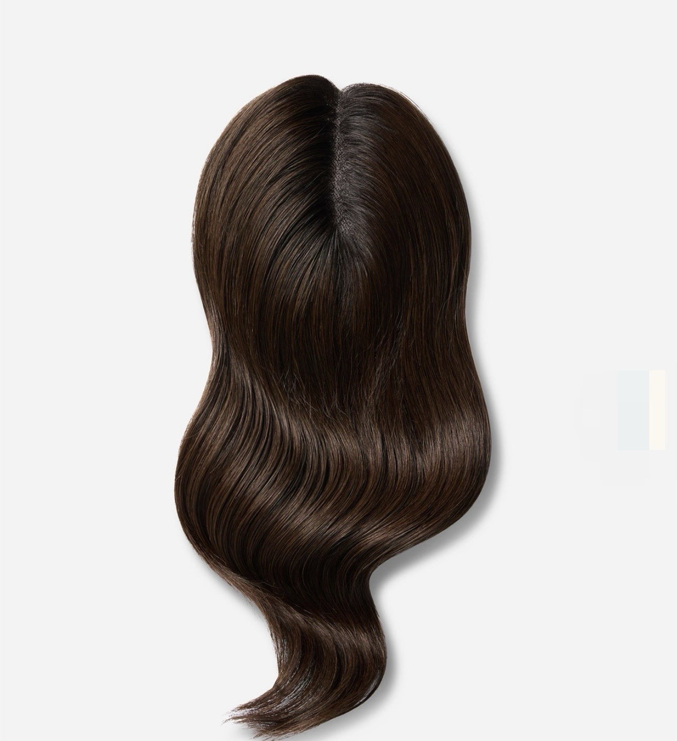 HIDDEN CROWN TOPPER RICH CHOCOLATE BROWN #3
