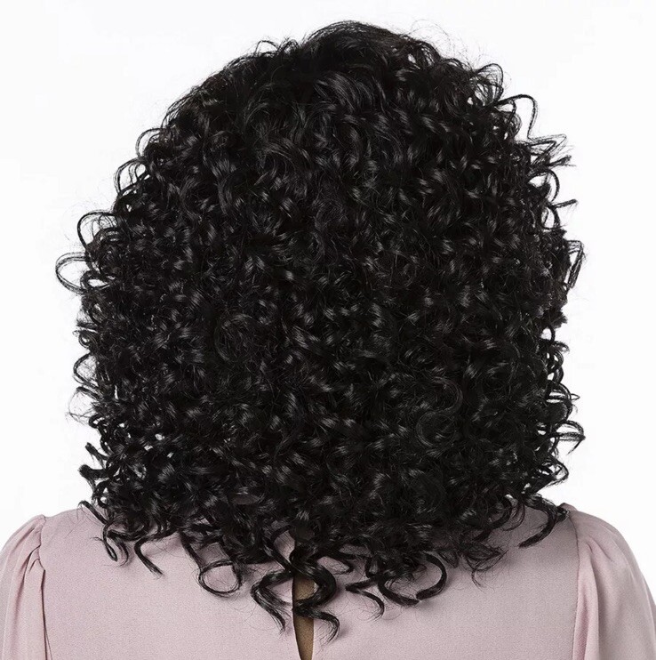 Toni Brattin Irresistible Textured All Over Spiral Curl Wig Color Black