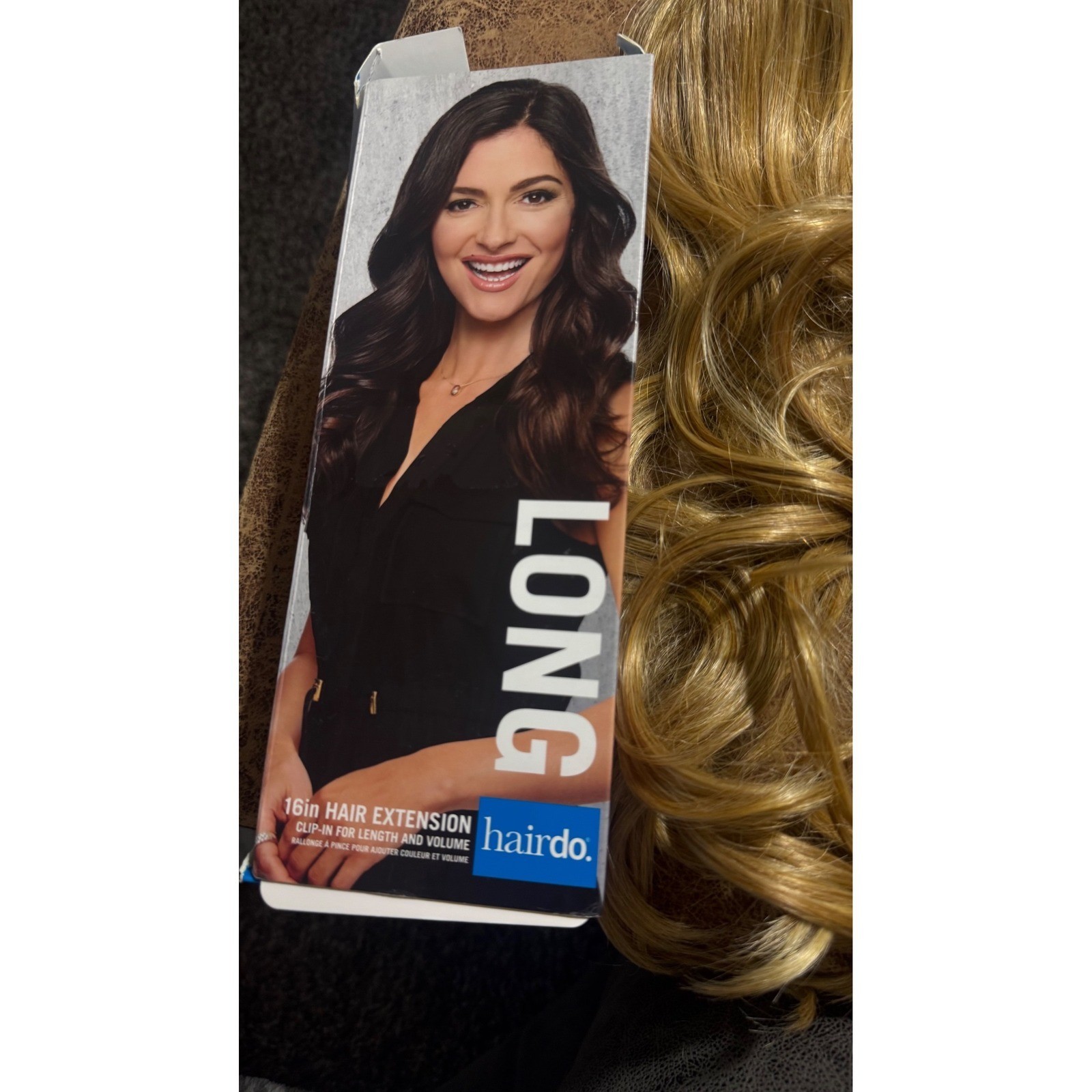 Hairdo 16 inch Clip-In Hair Extension Ginger Blonde R25 Heat Friendly Synthetic