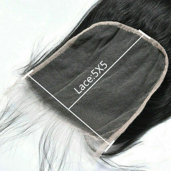 12A PERUVIAN WIDER SWISS TRANSPARENT LACE FRONTAL 4X4/5X5/6X6/7X7/13X4/13X6 1B#