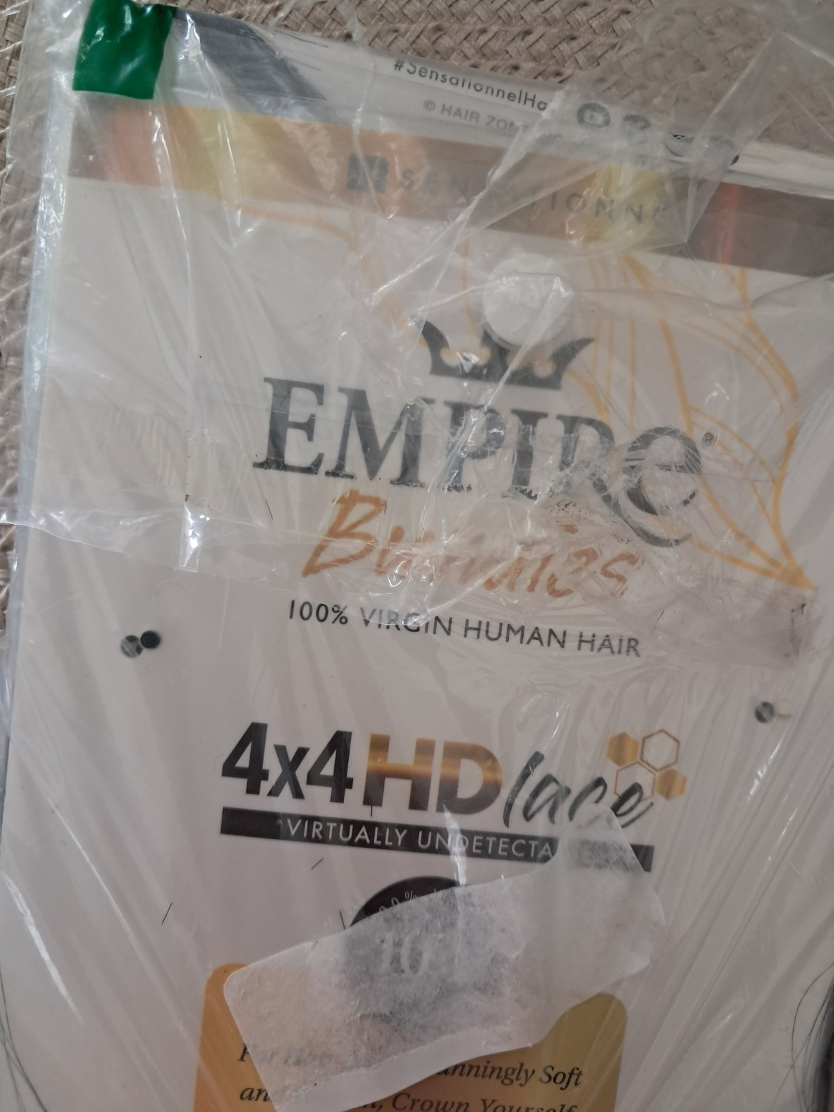 Sensationnel Empire bundle 4×4 closure – straight HD lace 10 Inches Empire Bundl