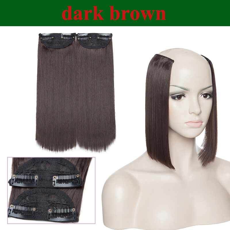 Invisible Hair Pad Hair Extension Clip In Hair Piece For Women Add Hair Volume