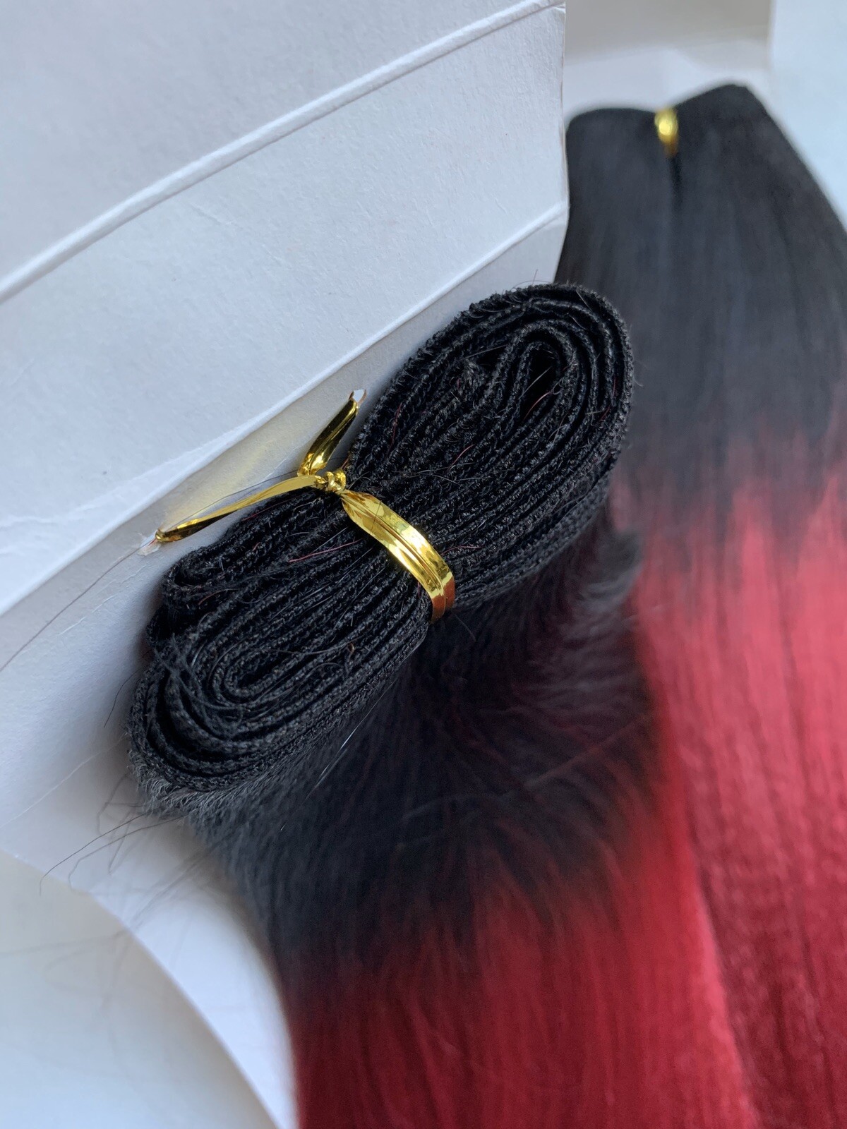 100% Human Hair for Weaving, New Minky Yaki 2-Pack Bundle Deal, T1B/Burgundy!