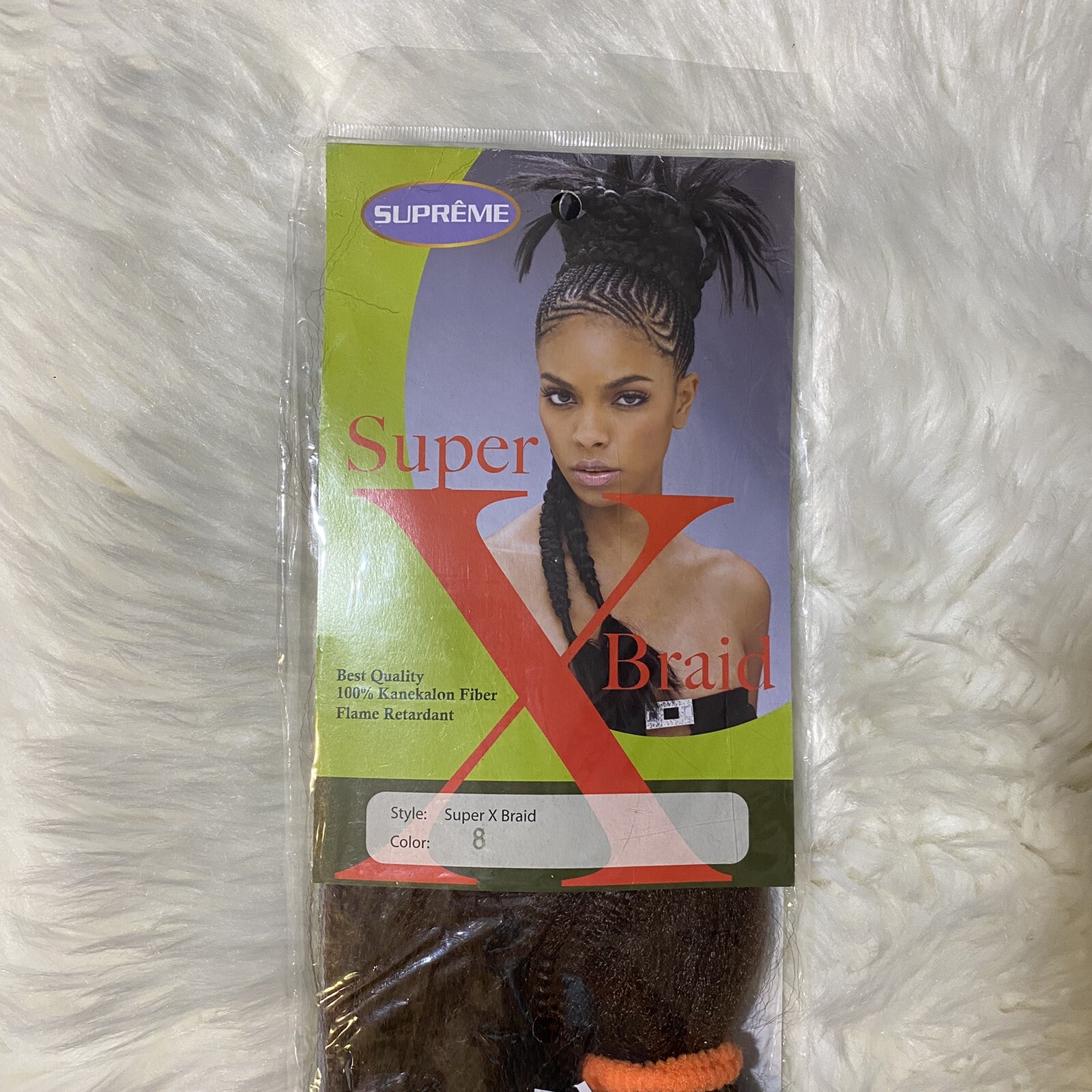 Super X Braid Color 8 Kanekalon Hair 100% Kanekalon. Brand New! Flame Retardant