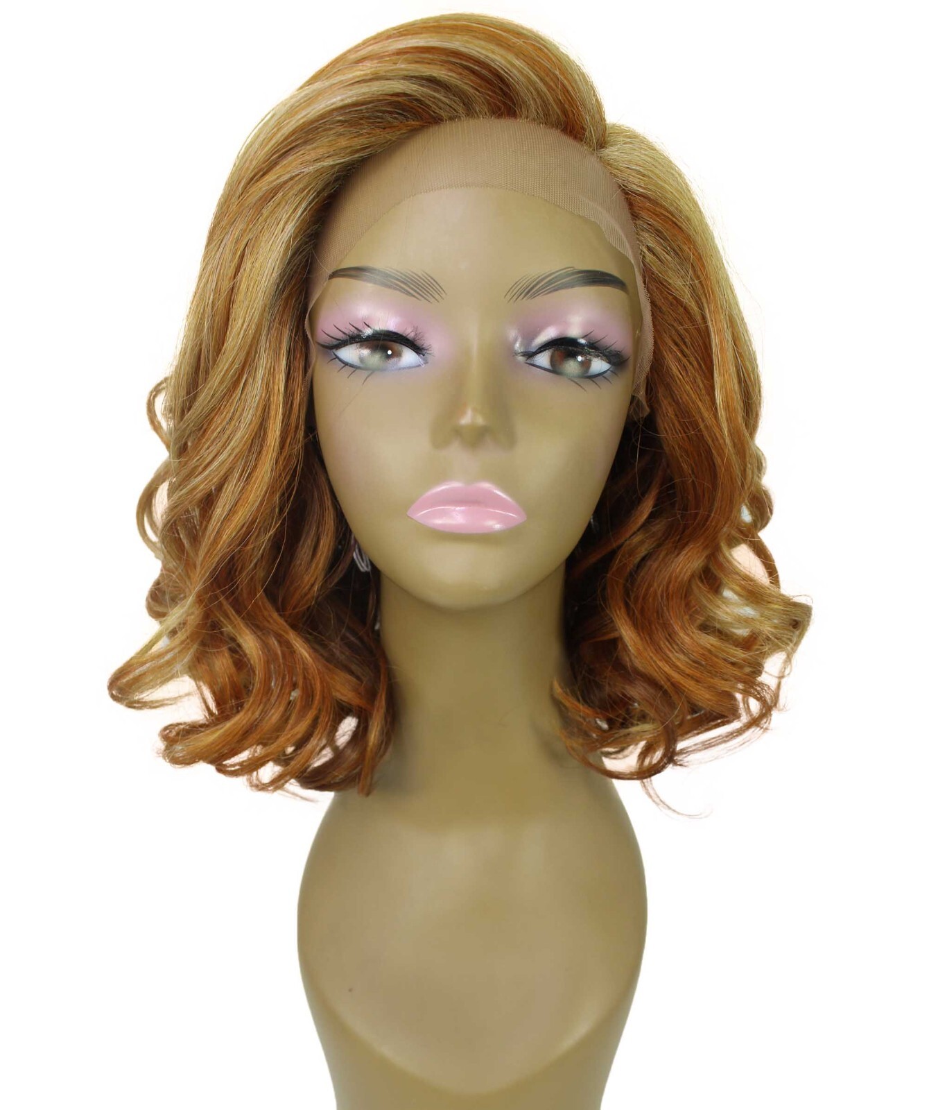 LUXLUXE Aliyah Wavy Layer 12.5 in Long L Part Wig, Heat Resistant Fiber, BL-0146