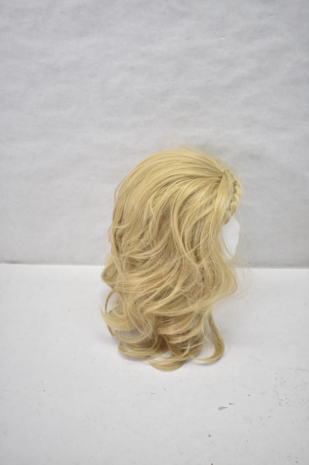 Locks & Mane Demi Wig Blonde Hair Headband Clip In w Headband Accessory Care